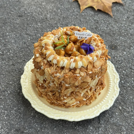 4寸杏仁咸奶油蛋糕 商品图0