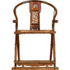 清	黄花梨透雕螭龙纹交椅 商品缩略图5