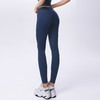 跃牌【轻匀系列】裸感瑜伽裤高腰撞色速干长裤运动跑步健身骑行运动紧身裤CK9125 商品缩略图3