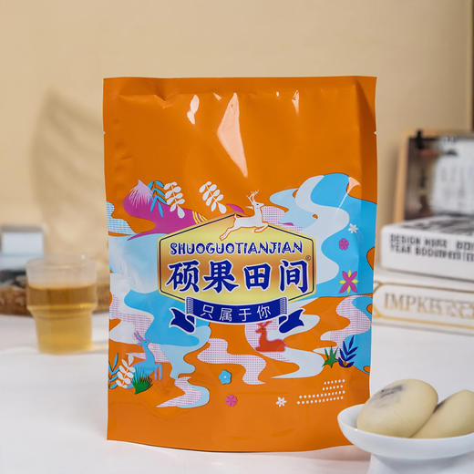 吃出好气色！【超值3袋装/6袋装】硕果田间 血糯米红豆山药紫米饼 皮软馅糯 好吃不腻 独立包装 200g/袋 商品图6