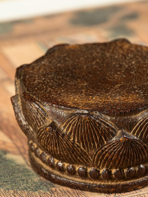 清	竹雕莲花台座 商品图3