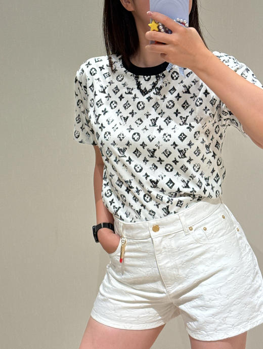 驴家 25年新款 老花T恤(KX*MM) 商品图2