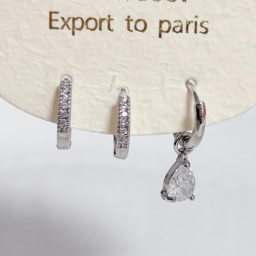 不规则耳钉岩溶小挂坠简约韩版配饰-纪念日百货门店同款167596299 商品图0