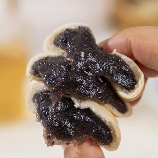 吃出好气色！【超值3袋装/6袋装】硕果田间 血糯米红豆山药紫米饼 皮软馅糯 好吃不腻 独立包装 200g/袋 商品图8