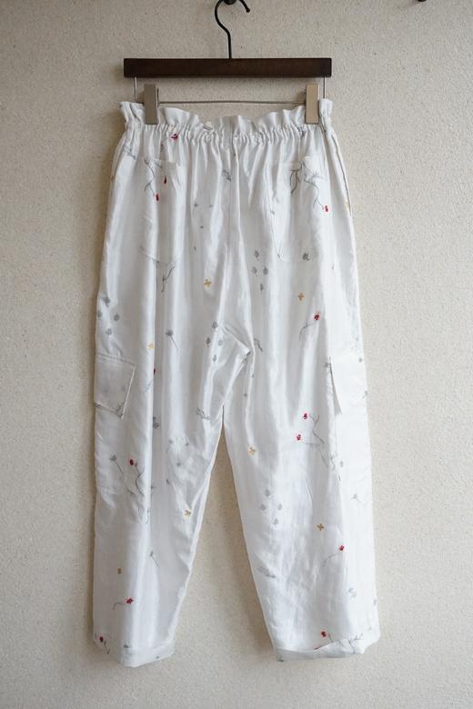 Bunon刺绣阔腿裤 商品图6