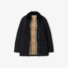 【一】BURBERRY 巴宝莉 女士 B 字盾徽标刺绣绗缝尼龙夹克棉服 黑色 8096916 C1900 商品缩略图1
