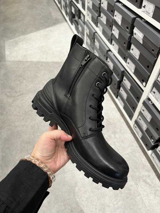 居然打折了！ECCO爱步女士厚底松糕底马丁鞋只要¥770直邮到手，原价1500+ 商品图1