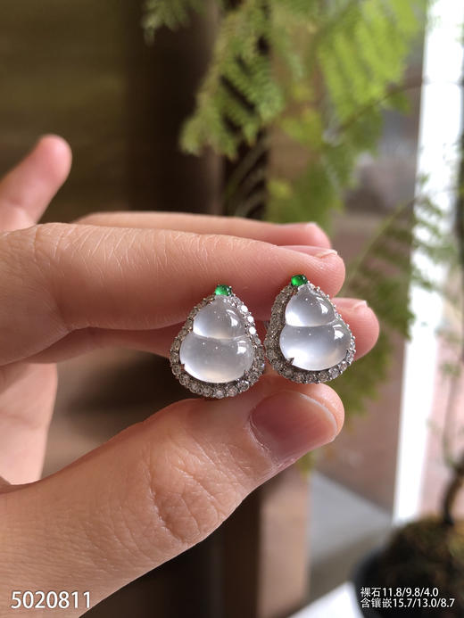 5020811，葫芦耳钉。具体价格微信咨询 商品图0