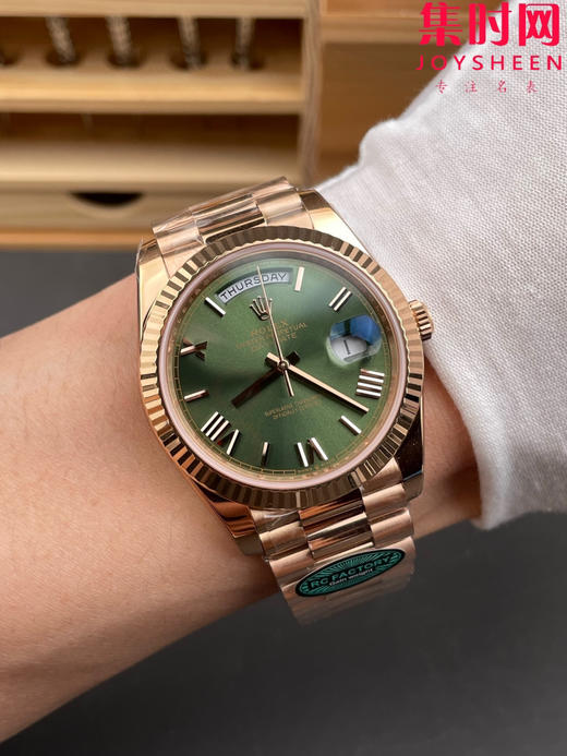 RC配重版 重量200克+ 橄榄绿罗马DD 劳力士星期日历型系列 日志40mm 商品图8