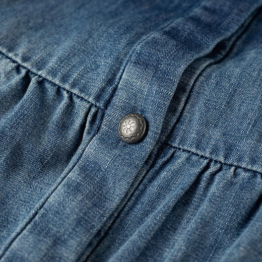 【林栖设计小店】【草木丹宁】牛仔外套渐变蕾丝收腰2026早春新款上衣女1961116 商品图9