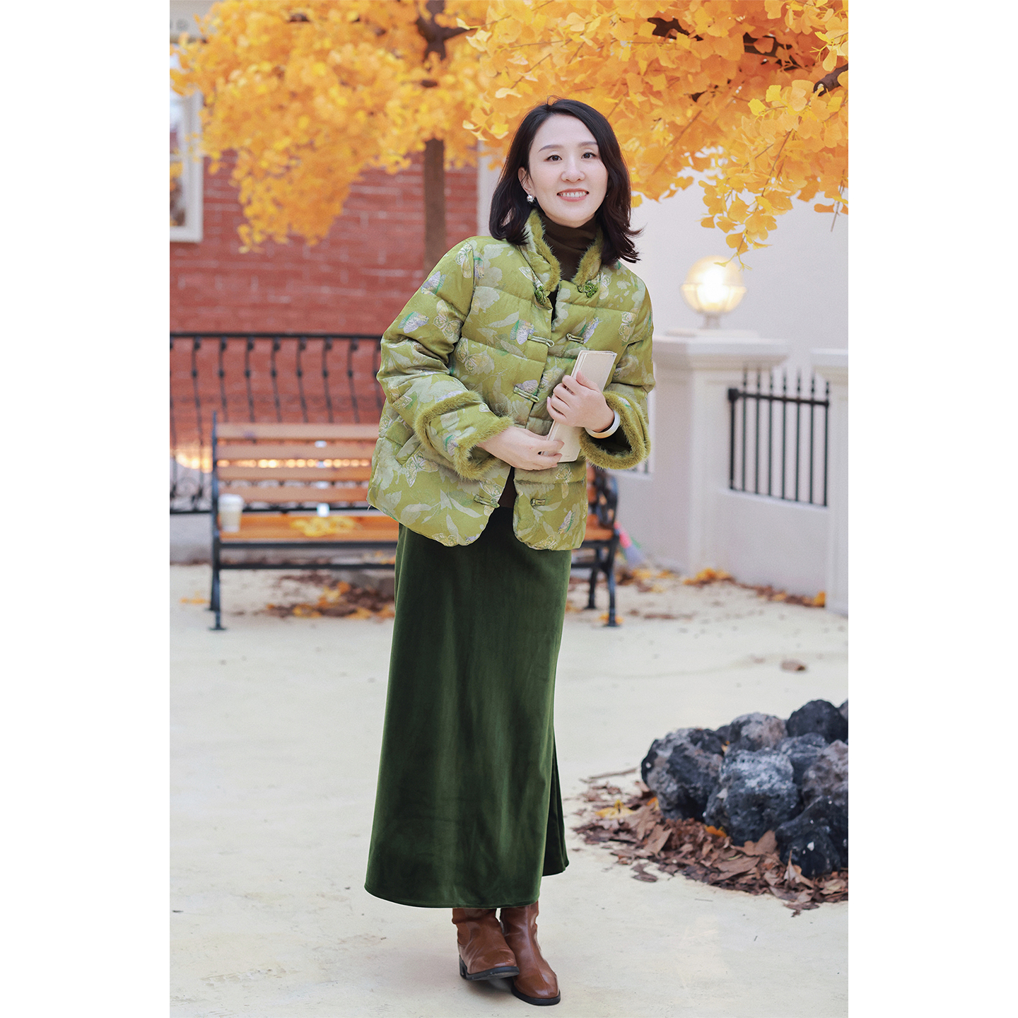 第一批5天发货，原价699，双11会员专享489！超文艺的中国风羽绒服