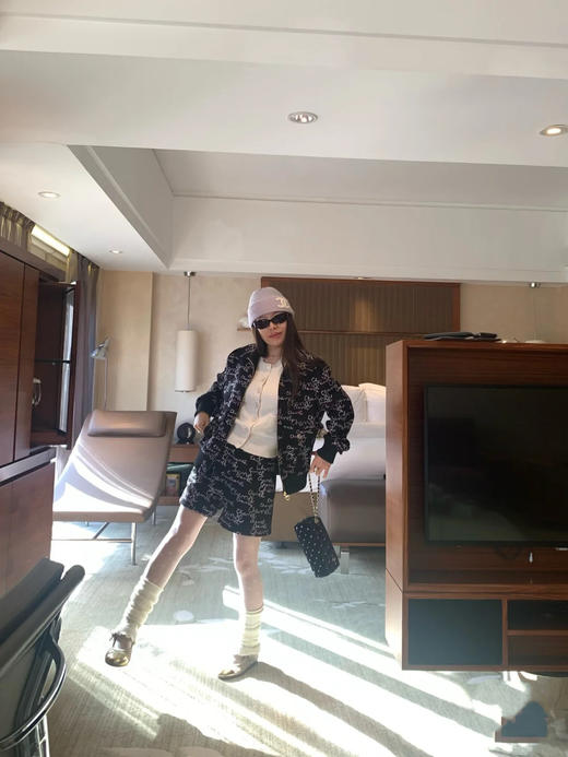 香奈儿 25秋冬新款满印签名刺绣外套（TM） 商品图0