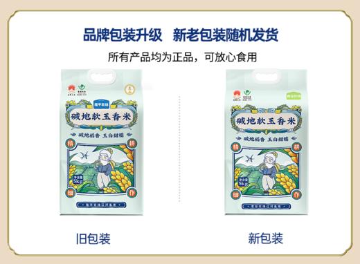 袁谷碱地软玉香米5kg盘锦碱地大米10斤口感软糯回味甘甜当季新米 商品图5