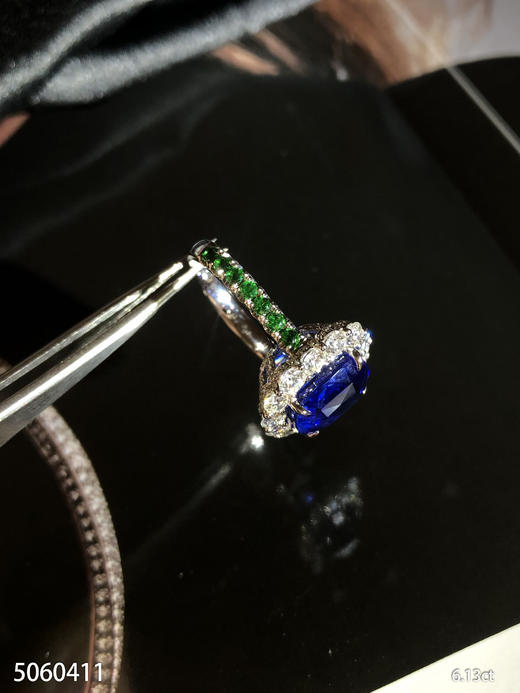 6.13ct斯里兰卡蓝宝石戒指【5060411】具体价格微信咨询 商品图4
