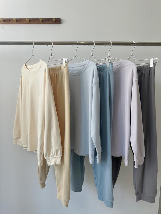 云绵绵撞色家居服 商品图0