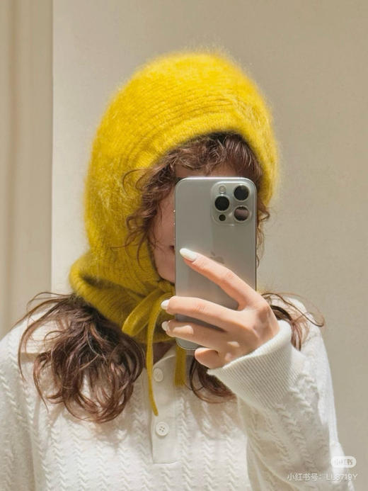 118-4  小禾羊绒拉绒巴拉克拉法帽 商品图13