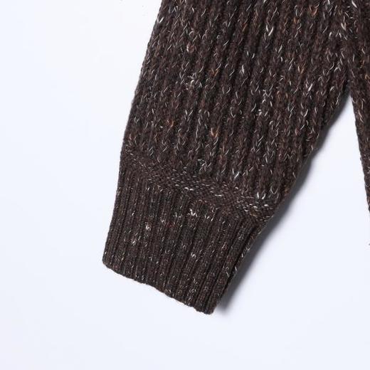 SDSA男士秋冬新款痞帅男装慵懒风下摆拼接圆领毛衣潮流百搭针织衫 商品图4