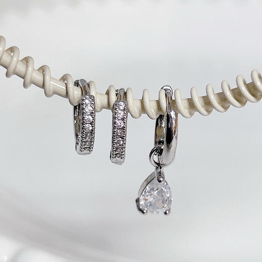 不规则耳钉岩溶小挂坠简约韩版配饰-纪念日百货门店同款167596299 商品图2