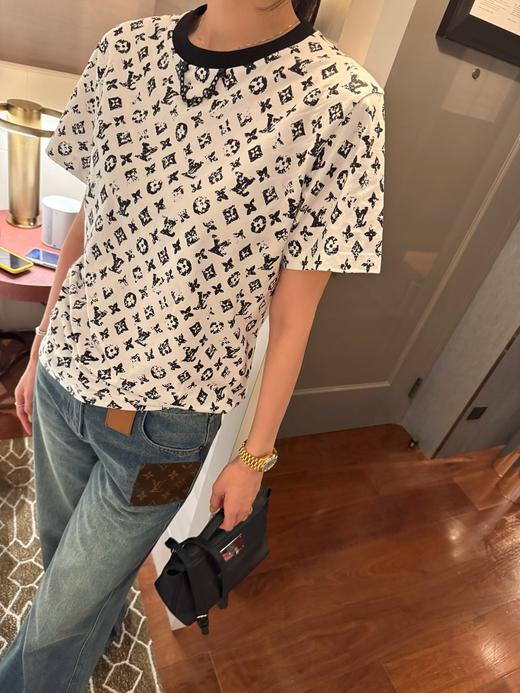 驴家 25年新款 老花T恤(KX*MM) 商品图3