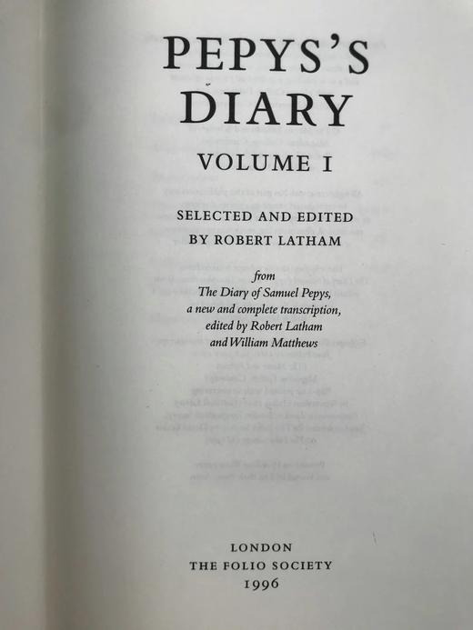 佩皮斯日记（全3卷） 配插图 弗里欧书社函装本 商品图2