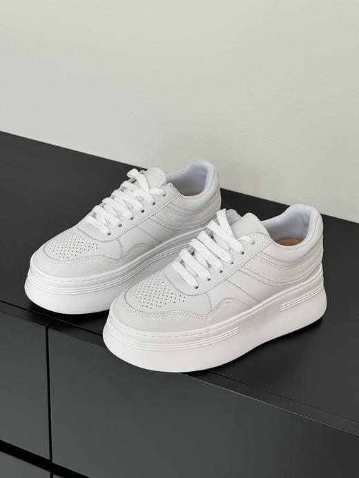 ³ 预售7天【C*LINE同款厚底小白鞋】6CM跟高 BTSP-G323 XN03-CRMM-BTNX 商品图2