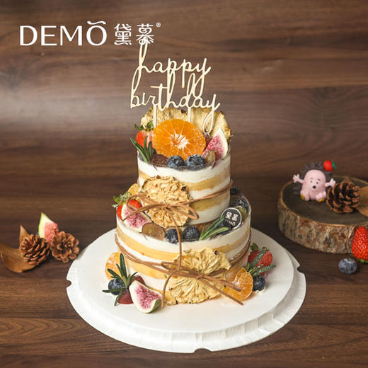 鲜果秘境（mini双层）·水果奶油裸蛋糕蛋糕|Fruit Wonderland 商品图0