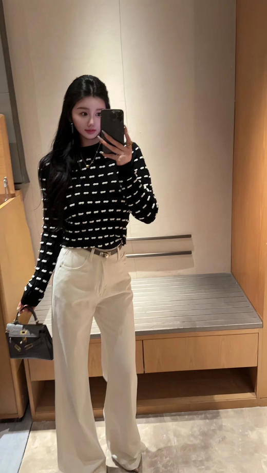 香奈儿 25秋冬新款蝴蝶结针织毛衣（TM） 商品图3