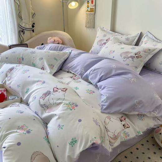 【冬季磨毛 超值特惠】Miss lolo 新款40S磨毛四件套 吸湿透气 亲肤细腻 多款可选 商品图4