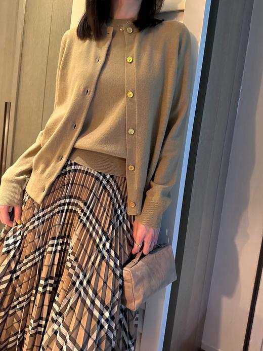 巴宝莉 25年秋冬新品 纯色针织开衫(KX*MM) 商品图6