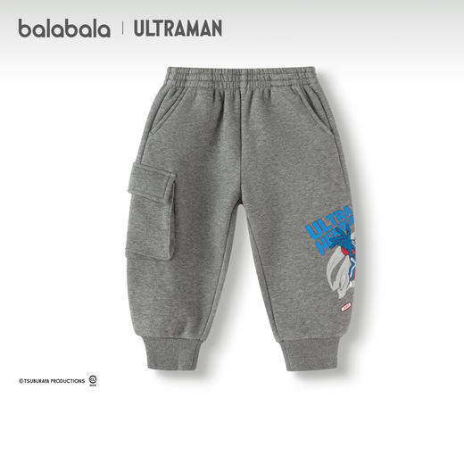 【奥特曼IP商场同款】巴拉巴拉童装儿童裤子男加绒长裤2025冬新款 商品图4