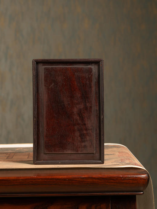 清	红木嵌铜鎏金开窗佛龛 商品图4