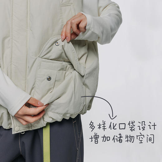 【出游季特惠-品牌福利】ACMEITEM爱棵米女士羽绒马甲GAG2110705G 商品图3