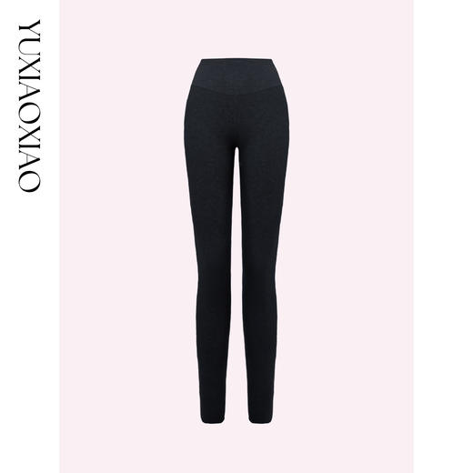 余潇潇【周末企划】莱赛尔绵羊毛混纺百搭保暖弹力高腰小脚打底裤 商品图3