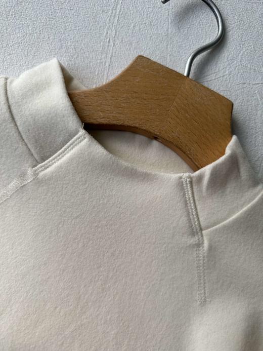 贝壳三 气质半高领柔软亲肤磨毛打底衫保暖修身内搭上衣C110803 商品图3