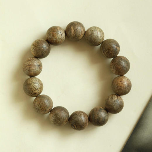 【青山特惠】1.6x14颗 柬埔寨 沉香 手串 c11 商品图1