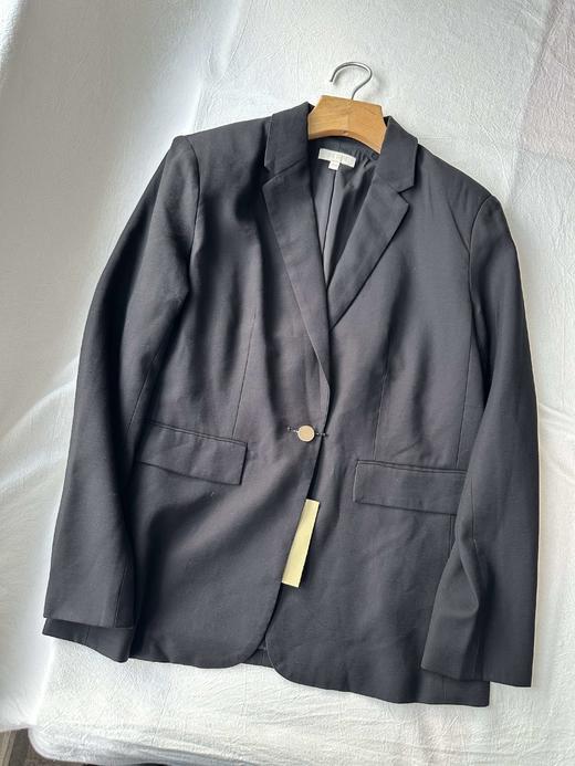 贝壳三 通勤气质一粒扣翻领西装女翻盖口袋简约西服外套C110818 商品图1