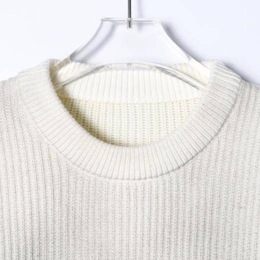 243065SDSA男士秋冬新款痞帅男装潮牌美式撞色印花圆领毛衣休闲简约上衣 商品图2