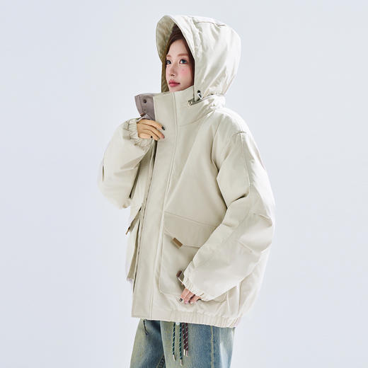 【比羽绒还要暖的棉】全新升级 斯辰唯佳金标Primaloft棉 纳米级绝热材料 山系棉服 男女同款 棉服帽可隐藏 D82-2533 商品图9