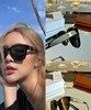 QT83-CELINE赛琳 图案装饰 醋酸酯 长方形 太阳眼镜 女款 白色（QT*JH）夏季专享 商品缩略图3