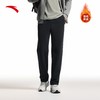 安踏加绒保暖针织运动长裤男冬季新款黑色跑步直筒卫裤152547324N 商品缩略图0
