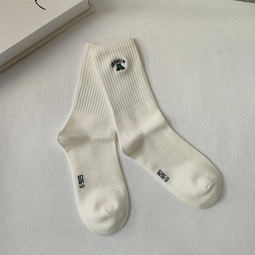 刺绣百搭堆堆袜防臭美拉德中筒袜-纪念日百货门店同款167751421 商品图2
