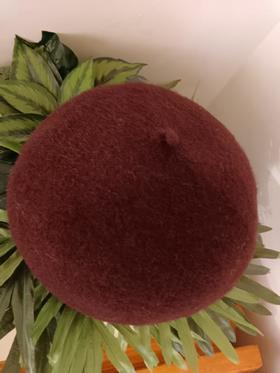 【限到店自提】紫宝100%纯羊毛贝雷帽