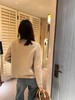 驴家 25年新品 卡其色钮扣针织衫(KX*MM) 商品缩略图2