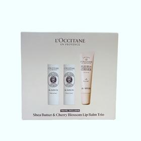 欧舒丹乳木果滋润护唇膏2*4.5g+甜蜜樱花香氛润唇膏12ML套装
