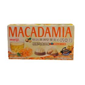 明治澳洲坚果夹心巧克力（桂花乌龙口味）58g/盒