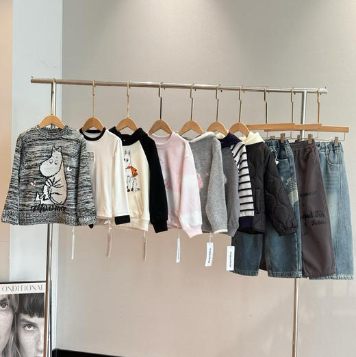 太平鸟x姆明合作款男女童上衣裤子合集110705 商品图5