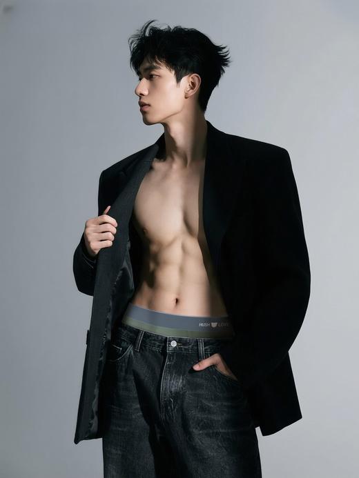 1048男士新疆长绒棉明筋时尚平角内裤简约全年龄可穿 商品图4