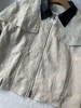 贝壳三 法式撞色翻领短款夹克外套短款巴恩风工装皮衣女C110802 商品缩略图10