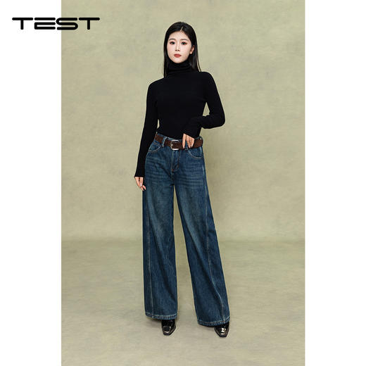 冬上新 时尚休闲百搭牛仔裤 3254060 商品图0