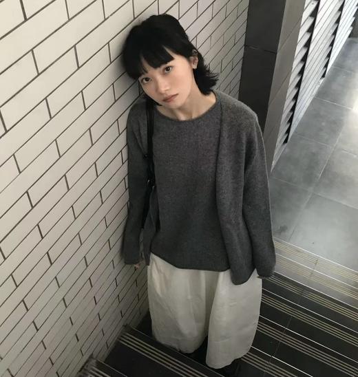 自留推荐！假两件羊绒开衫 baby cashmere手感无敌 抗起球工艺！云朵感羊绒针织衫 商品图3